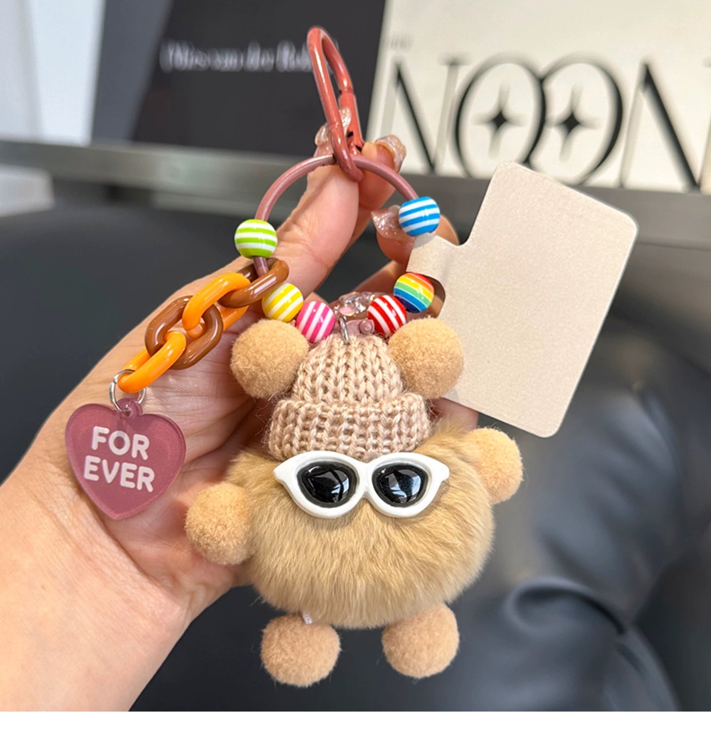 Rapping Sootball Plush Toy Keychain